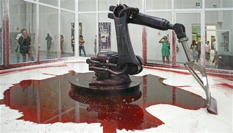 robotic arm hydraulic fluid art|Sun Yuan and Peng Yu: Can’t Help Myself